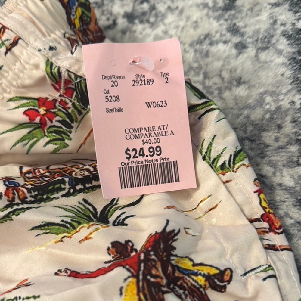 NWT Printed Mens Swim Shorts - Picture 3 of 4